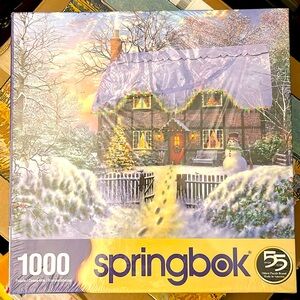 Springbok Yuletide Cottage - 1000 Piece Jigsaw Puzzle